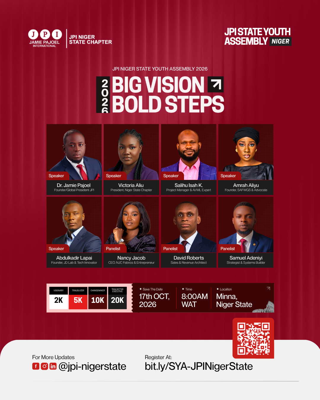 JPI Niger State Youth Assembly 2026 Event Flyer